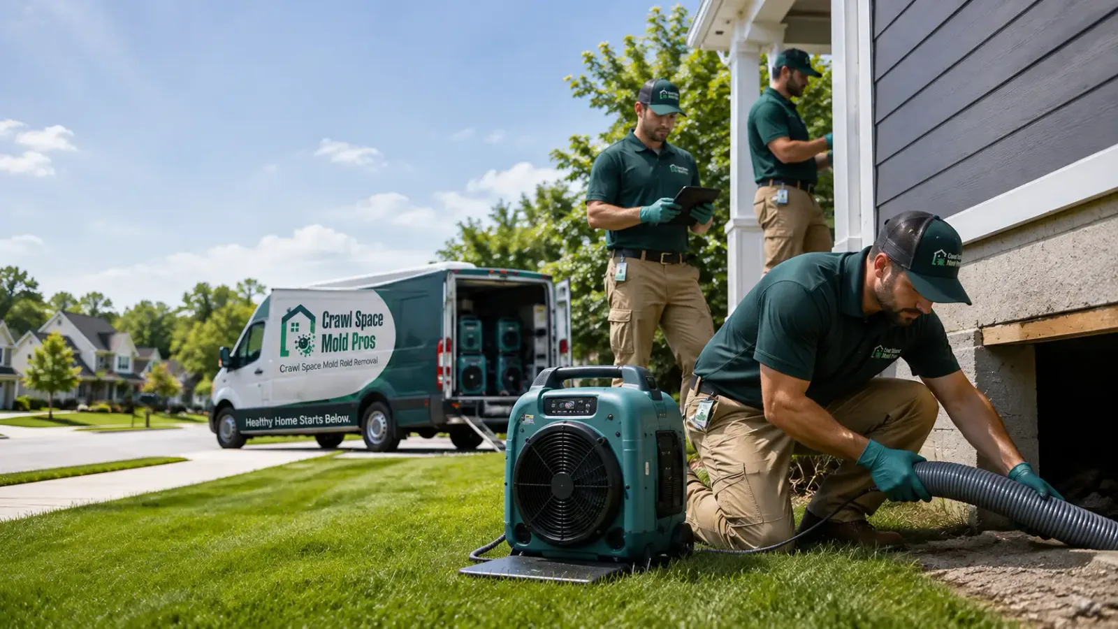 Crawl Space Mold Removal in Osceola, IA